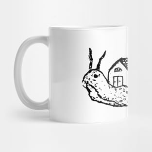 A snail's house on its back Mug